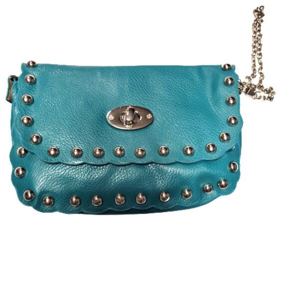 Teal Blue Handbag Mini Handbag Crossbody Small Handbag - Picture 1 of 9